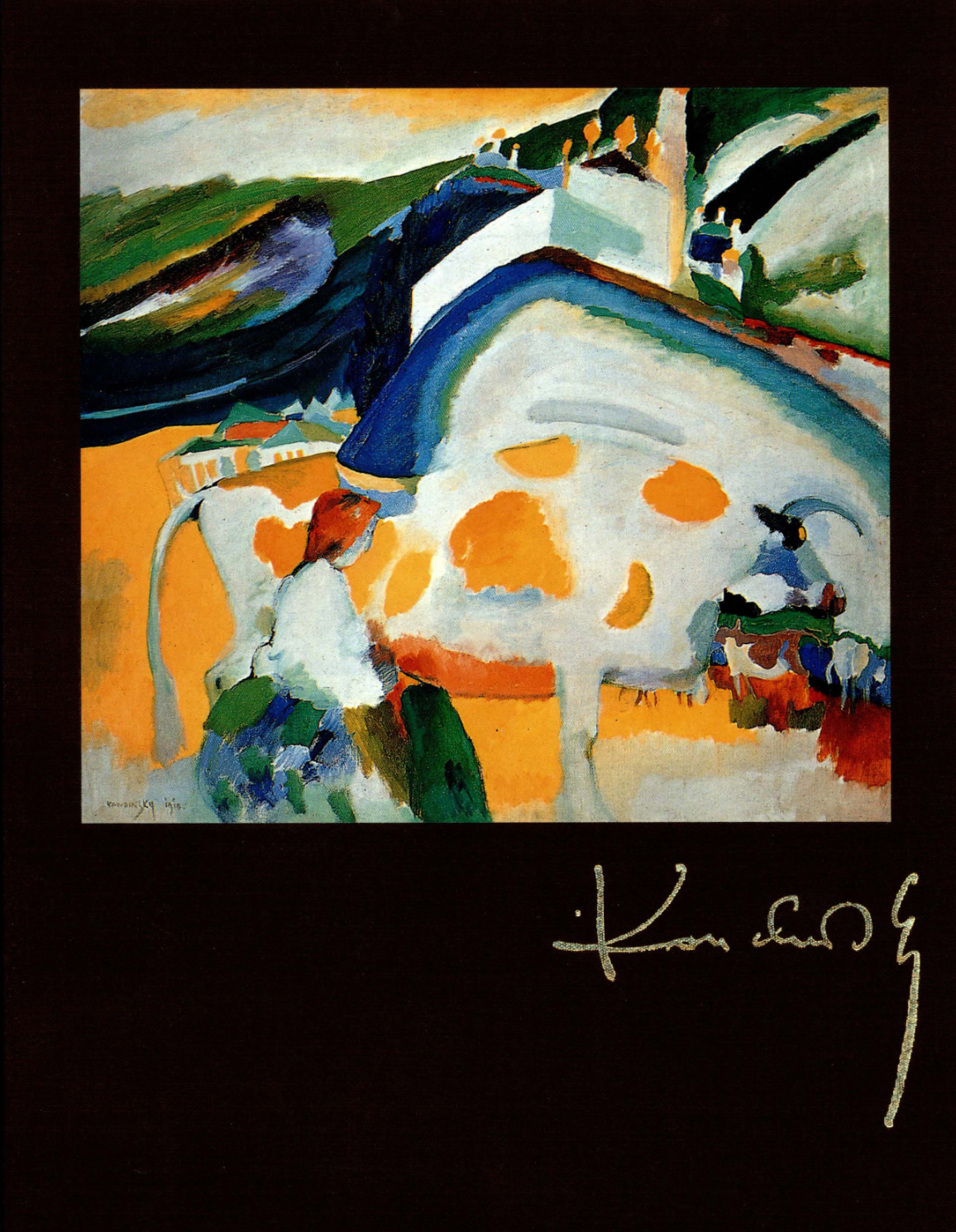 Naslovnica knjige: Marijan Tršar, Vasilij Kandinski, slikar in teoretik: rojstvo abstraktne umetnosti, Ljubljana, 1997